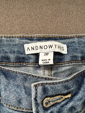 ANDNOWTHIS Women's Light Blue Flare & Wide Leg Jeans